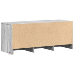Berkfield Sturdy Tv Cabinet With Led Grey Sonoma 97X34X40 Cm Engineered Wood - thumbnail 8