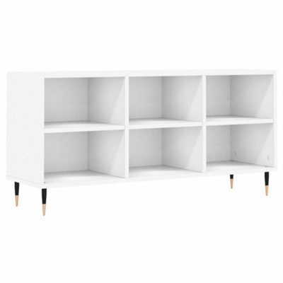 Berkfield Sturdy Tv Cabinet White 103.5X30X50 Cm Engineered Wood - image 1