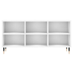 Berkfield Sturdy Tv Cabinet White 103.5X30X50 Cm Engineered Wood - thumbnail 4