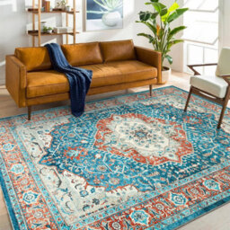 Ameha Cashmere Regal Rug Living Room Bedroom Area Rug Luxury Soft Non Slip Carpet 120 X 170 Cm - thumbnail 3