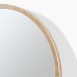 Furniturebox Uk Valerie Oak Wood Medium 110X80Cm Overmantle Arch Mirror - thumbnail 6