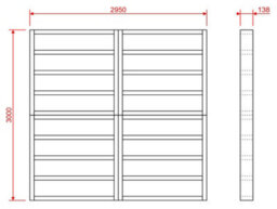 Arbor Garden Solutions Wooden Shed Bases 10X10 (W-295Cm X D-300Cm), Made Of 38mm X 140mm - thumbnail 2