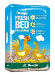 Dengie Fresh Bed For Chickens Great Value 100 Litre Bale - Chopped Dust Extracted Straw Bedding Poultry - Includes Pine Oil