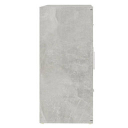 Vidaxl Sideboard Concrete Grey 91X29.5X65 Cm Engineered Wood - thumbnail 7