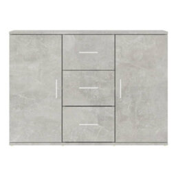 Vidaxl Sideboard Concrete Grey 91X29.5X65 Cm Engineered Wood - thumbnail 6
