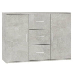 Vidaxl Sideboard Concrete Grey 91X29.5X65 Cm Engineered Wood - thumbnail 2