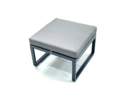 Fimous Aluminum Outdoor Garden Furniture Set Corner Sofa Chair 2 Big Footstools Adjustable Rising Lifting Dining Table Sets - thumbnail 9