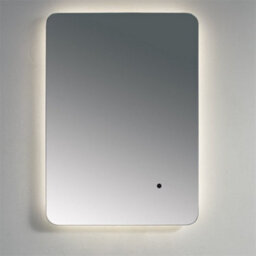 Clifton Bathroom Wall Mirror 500 X 700mm - Curved Wall Mirror - Back Light Led Light (3 Tone) - Anti Fog Demister - Magnifying Mirror - thumbnail 5
