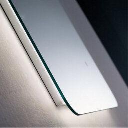Clifton Bathroom Wall Mirror 500 X 700mm - Curved Wall Mirror - Back Light Led Light (3 Tone) - Anti Fog Demister - Magnifying Mirror - thumbnail 3