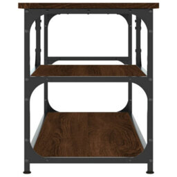 Walplus Tv Cabinet Brown Oak 103X38X46.5 Cm Engineered Wood And Steel - thumbnail 5