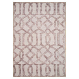 Loomed Beige Contemporary Abstract Soft Chenille Washable Living Room Area Rug 120Cm X 170Cm - thumbnail 2