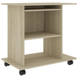 Vidaxl Computer Desk Sonoma Oak 80X50X75 Cm Engineered Wood - thumbnail 2