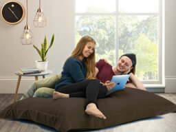 Beautiful Beanbags Adult Big Brother Beanbag For Indoors Or Outdoors Ready Filled Bean Bags - Brown - thumbnail 3