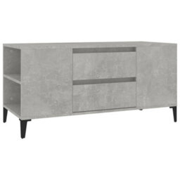 Berkfield Tv Cabinet Concrete Grey 102X44.5X50 Cm Engineered Wood - thumbnail 2