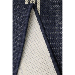 Melrose County Navy Bordered Indoor Non-Slip Large Area Rug 160/225Cm - thumbnail 4