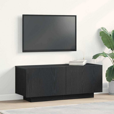 Walplus Tv Cabinet Black 100 X 35 X 40 Cm Engineered Wood - image 1