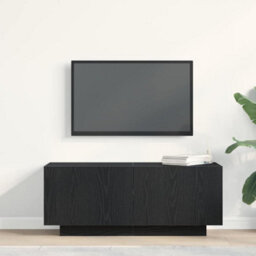 Walplus Tv Cabinet Black 100 X 35 X 40 Cm Engineered Wood - thumbnail 4