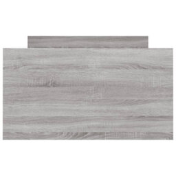 Berkfield Bed Frame With Headboard And Footboard Grey Sonoma 90X200 Cm - thumbnail 6
