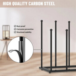 Boot Rack 6 Pairs Two-Tier Boot Stand Steel Shoe Rack Indoor&outdoor - thumbnail 5