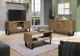 Core Products Coffee Table With Under Storage Shelf, Antique Waxed Pine H46.6Cm X W91.0Cm X D45.0Cm - thumbnail 4