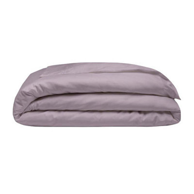 Belledorm 400 Thread Count Egyptian Cotton Oxford Duvet Cover Mulberry (Single) - image 1
