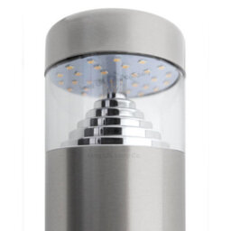Long Life Lamps Company 3W Modern Led Bollard Garden Lamp Post Warm White - thumbnail 4