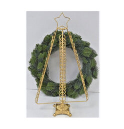 Premier Decorations Limited Christmas Tree Greetings Card Holder Metal Gold Tree Shape Holds 80 Cards 50Cm - thumbnail 9