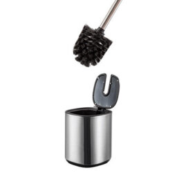 Showerdrape Echo Stainless Steel Satin Toilet Brush & Holder - thumbnail 3