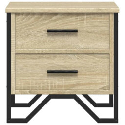 Berkfield Bedside Cabinet Sonoma Oak 40X41X40 Cm Engineered Wood - thumbnail 5