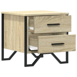 Berkfield Bedside Cabinet Sonoma Oak 40X41X40 Cm Engineered Wood - thumbnail 6