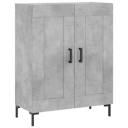 Berkfield Highboard Concrete Grey 69.5X34X180 Cm Engineered Wood - thumbnail 7
