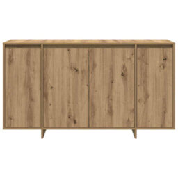 Berkfield Oak Sideboard Artisan Oak Wood Composite 135 X 41 X 75 Cm - thumbnail 6