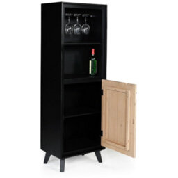 Dusk Mango Wood Drinks Cabinet/bookcase - thumbnail 5