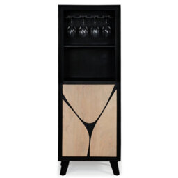 Dusk Mango Wood Drinks Cabinet/bookcase - thumbnail 2