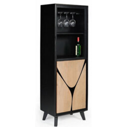 Dusk Mango Wood Drinks Cabinet/bookcase - thumbnail 3