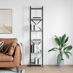 Berkfield Bookcase Grey Sonoma 40 X 30 X 188 Cm Engineered Wood