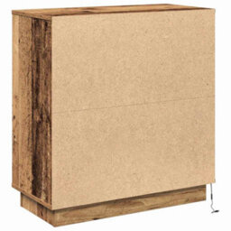 Berkfield Sideboard With Led Old Wood 71X34,5X75 Cm Engineered Wood - thumbnail 9