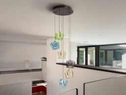 Luminosa Lighting Luminosa Ingrid Cluster Pendant Ceiling 6 Light Multi Colour Led 3000K - Uk Stock - thumbnail 1