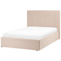Beliani Ottoman Bed Vion Boucle Beige 120 X 200 Cm (Eu Small Double) - thumbnail 6