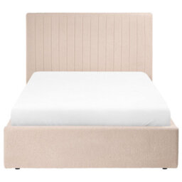 Beliani Ottoman Bed Vion Boucle Beige 120 X 200 Cm (Eu Small Double) - thumbnail 7
