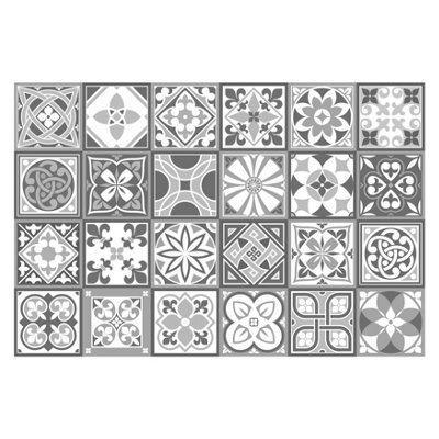 Walplus 24 Pcs 15Cm X 15Cm  Purbeck Stone Peel And Stick Wall Tiles Sticker - Self Adhesive Stick On Tiles For Kitchen - image 1