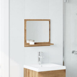 Walplus Bathroom Mirror Cabinet Artisan Oak 40X11X37 Cm Engineered Wood - thumbnail 3