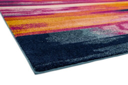Stripe Multi Funky Modern Jute Backing Rug For Living Room Bedroom And Dining Room-120Cm X 170Cm - thumbnail 5