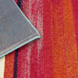 Stripe Multi Funky Modern Jute Backing Rug For Living Room Bedroom And Dining Room-120Cm X 170Cm - thumbnail 4