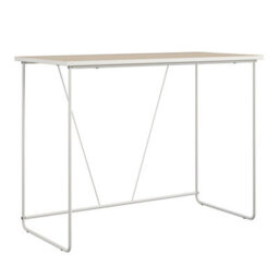 Alphason Dorel Home Dante Writing Desk In Natural / Metal Frame - thumbnail 3