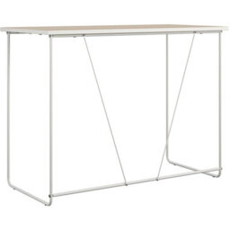 Alphason Dorel Home Dante Writing Desk In Natural / Metal Frame - thumbnail 7