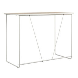 Alphason Dorel Home Dante Writing Desk In Natural / Metal Frame - thumbnail 4