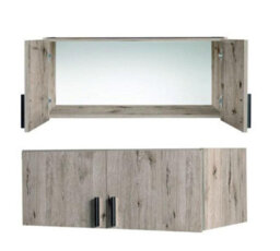 Arte  Snow 02A Top Box 92Cm - Oak Wellington Versatile Wall Cabinet - thumbnail 2