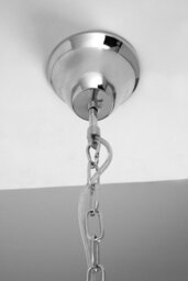 Orsina Industrial Revolution Pendant Light, Chrome Finish Ceiling Light, Statement Industrial Lamp - thumbnail 4