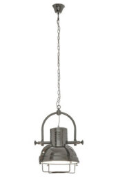 Orsina Industrial Revolution Pendant Light, Chrome Finish Ceiling Light, Statement Industrial Lamp - thumbnail 1